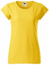 MALFINI Tricou femei Fusion - Galben prespălat | 2XL (164M417)
