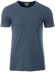 Daiber Tricou clasic pentru bărbați din bumbac organic 8008 - Deschisă de blugi prespălată | L (8008-1755207)
