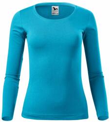 MALFINI Tricou femei cu mâneci lungi Fit-T Long Sleeve - Turcoaz | XS (1694412)