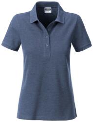 Daiber Tricou polo pentru femei din bumbac organic 8009 - Deschisă de blugi prespălată | L (8009-1755372)
