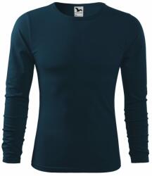 MALFINI Tricou bărbați cu mâneci lungi Fit-T Long Sleeve - Albastru marin | S (1190213)