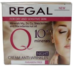  Regal q10 крем за лице против бръчки нощен, За суха и чувствителна кожа, С минерали и масло Ший