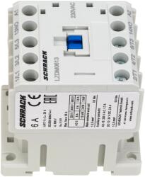 Schrack Contactor 3 poli, CUBICO Mini, 2, 2kW, 6A, 1ND, 230Vc. a (LZDM0613)