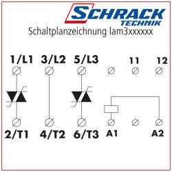 Schrack Contactor static 3P 15A 380-480VAC (LAM34154)
