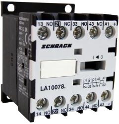 Schrack Contactor auxiliar miniatura 3ND1NI/24VDC 10A (LA100785)