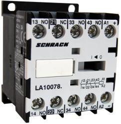 Schrack Contactor auxiliar miniatura 4ND/400VAC 10A (LA100774)