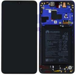 Huawei Mate 20 - LCD Kijelző + Érintőüveg + Keret + Akkumulátor (Twilight) - 02352FRA Genuine Service Pack, Twilight