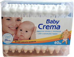  Бебешки клечки за почистване уши Baby Crema 60 броя