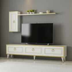 Arnetti Lorenz fehér-arany tv szekrény (550ARN2116)