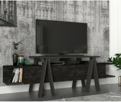 Talon Aspero fekete-antracitszürke tv állvány 160 x 50 x 45 cm (804TRH3049)