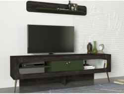 Talon Milandra fekete-zöld tv szekrény (804TRH3053)