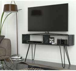 Furny Home Alya márvány-fekete tv állvány 120 x 68 x 29 cm (756FRN3065)