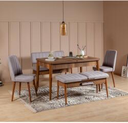 Vella Vina dió-hiányzi asztal és szék szett (5 darab) (869VEL5141)