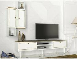 Talon Ravenna fehér-arany-fekete tv szekrény (804TRH3055)