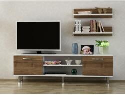 Furny Home Derma fehér-dió tv szekrény (756FRN3050)
