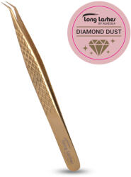 Long Lashes Diamond Dust rövid fejű szempilla csipesz (LLA33026)