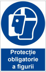 Sticker indicator Protectie obligatorie a figurii