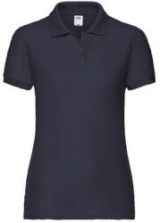 Fruit of the Loom Női Galléros póló Rövid ujjú Fruit of the Loom 65/35 Polo Lady-Fit - L, Mély sötétkék (navy)