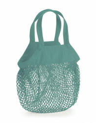 Westford Mill Uniszex organikus válltáska Westford Mill Organic Cotton Mini Mesh Grocery Bag Egy méret, Igazi szürke