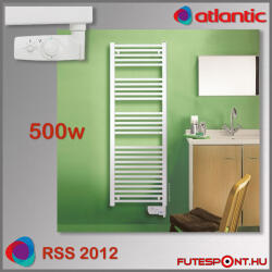 Atlantic RSS 2012 törölközőszárító radiátor 500W (atlantic-RSS-2012-500W)