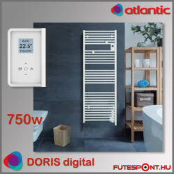 Atlantic DORIS DIGITAL törölközőszárító radiátor 750W (atlantic-Doris-digital-750W)