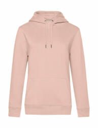 B&C Collection Női kapucnis hosszú ujjú pulóver B and C QUEEN Hooded /women L, Világos rózsaszín (Rózsaszín)