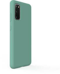 Lemontti Husa Lemontti Husa Liquid Silicon Samsung Galaxy S20 Forest Green (protectie 360°, material fin, captusit cu microfibra) (LEMCLSS20FG) - vexio