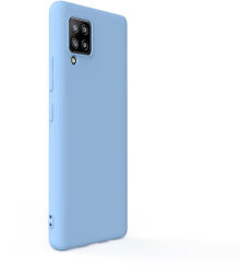 Lemontti Husa Lemontti Husa Silicon Soft Slim Samsung Galaxy A42 Light Blue (material mat si fin, captusit cu microfibra) (LEMSSA42LB) - vexio