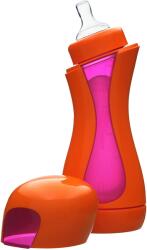 iiamo Бебешка бутилка iiamo home - Оранжево и лилаво, 380 ml (603) - ozone