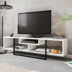 Zena Home Asal fehér-fekete tv állvány 149 x 40 x 35 cm (875ZNA3049)