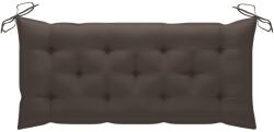 vidaXL Pernă bancă de grădină, gri taupe, 120x50x7 cm, material oxford (314952)