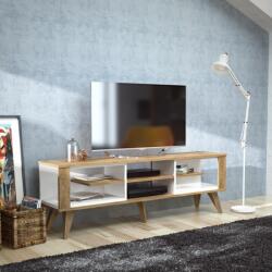 Zena Home Ionis tölgy-fehér tv állvány 160 x 52 x 35 cm (875ZNA3042)
