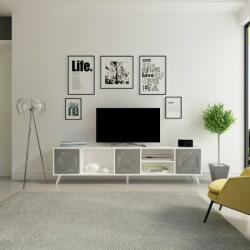 Avva Home Sinef fehér-antracitszürke tv állvány 180 x 45 x 29 cm (851AVH3084)