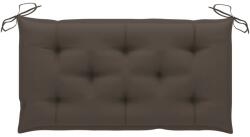 vidaXL Pernă bancă de grădină, gri taupe, 100x50x7 cm, material oxford (314940)