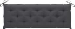 vidaXL Pernă bancă de grădină, antracit, 150x50x7 cm, material oxford (314956)