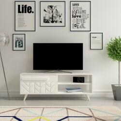 Zena Home Venedik fehér tv állvány 120 x 43 x 29 cm (875ZNA3031)