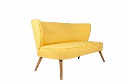Zeon Bienville sárga kétszemélyes kanapé (558ZEN1207)