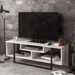 Zena Home Asal fehér-fekete tv állvány 119 x 40 x 35 cm (875ZNA3045)