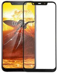 NBA001LCD099995 Nokia 7.1 Plus / 7.1 Plus / 8.1 (X7) üveg előlap - kijelző részegység fekete szervizalkatrész (NBA001LCD099995)