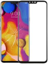 NBA001LCD099638 LG V40 ThinQ üveg előlap - kijelző részegység fekete szervizalkatrész (NBA001LCD099638)