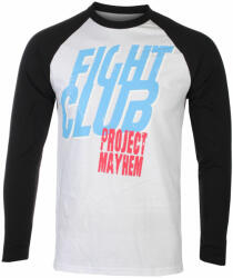 HYBRIS Bluză cu mâneca lungă Fight Club pentru bărbați - Project Mayhem - Baseball - HYBRIS - FOX-19-FC002-H77-15-BW