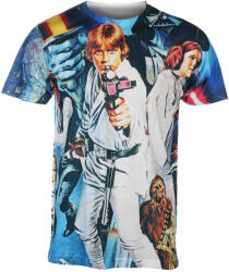 HYBRIS Tricou bărbați Star Wars - Allover Retro - HYBRIS - LF-1-SW062-SUB