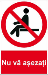  Sticker indicator Nu va asezati