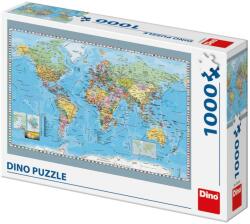 Dino Puzzle Dino Political World Map, producător Trefl (DN532489) Puzzle