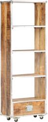 vidaXL Bibliotecă, 56 x 28 x 163 cm, lemn masiv de mango nefinisat (323407) Biblioteca