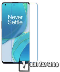 Képernyővédő fólia - Ultra Clear - 1db, törlőkendővel, A képernyő sík részét védi! - OnePlus 9 (EU/NA)