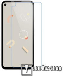 Képernyővédő fólia - Ultra Clear - 1db, törlőkendővel, A képernyő sík részét védi - Google Pixel 5