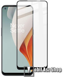IMAK OnePlus Nord N100, IMAK Pro+ üvegfólia, 9H, Full glue, Full cover, Fekete