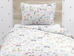 Goldea lenjerie de pat pentru copii din 100% bumbac - desene colorate 140 x 200 și 70 x 90 cm