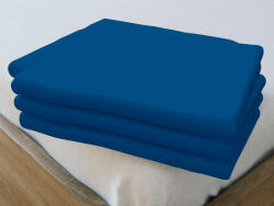 Goldea cearceafuri de pat din 100% bumbac - albastru regal 140 x 240 cm